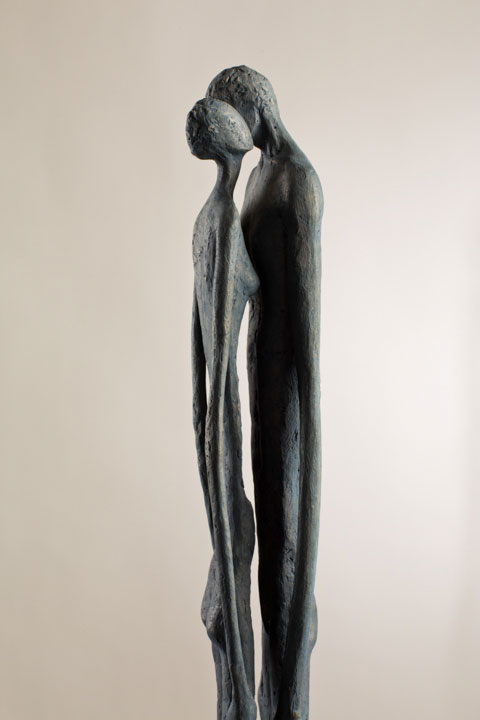Animus, Sculpture Bronze, encastrement, completude, sculpture couple, sculpture amour, animus anima, anima, sculpture anima