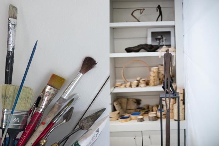 Chloe Desrousseaux, Atelier, matiere, Sculpture, Entendre MATIERE parler, transparence albatre, cire rouge, ecorce bouleau, sculpture ecorce