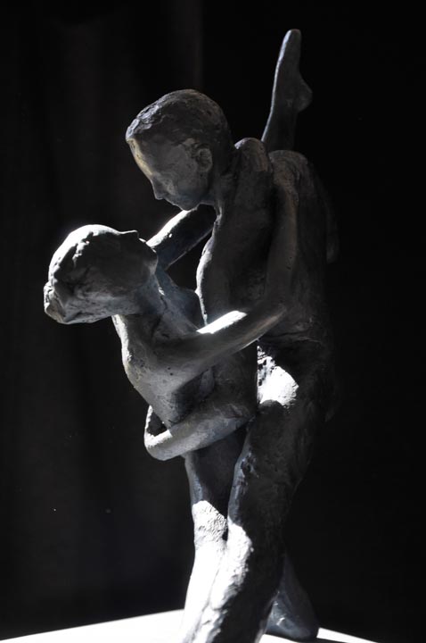Chloe desrousseaux, Danseur, sculpture danseur, sculpture danseuse, Sculpture Bronze, danseuse, couple danse, couple danse sculpture, 