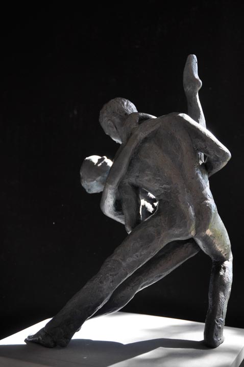 Chloe desrousseaux, Danseur, sculpture danseur, sculpture danseuse, Sculpture Bronze, danseuse, couple danse, couple danse sculpture, 