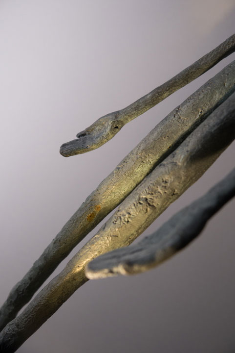 Hambre del alma, faim de l’ame, cycles vie Mort, cycle vie, cycle mort, acceptation, sculpture acceptation, Sculpture Bronze