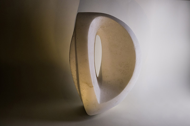 Sculpture albatre, sculpture albâtre, marbre, sculpture contemplation, contemplation, sculpture apaisement, apaisement, sculpture silence