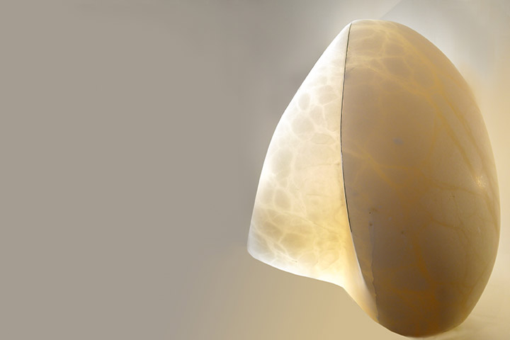 Sculpture albatre, sculpture albâtre, marbre, sculpture contemplation, contemplation, sculpture apaisement, apaisement, sculpture silence, sculp