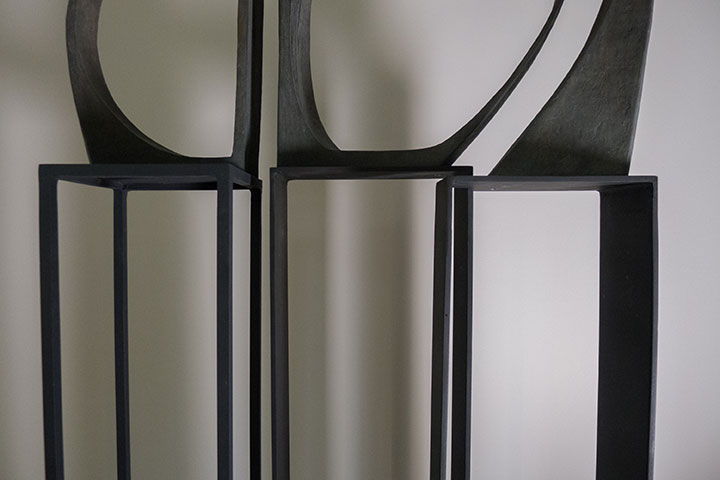 Equilibre, sculpture equlibre, Sculpture Bronze, sculpture acier, sculpture laiton, centre de gravite, trouver centre de gravite, juste place